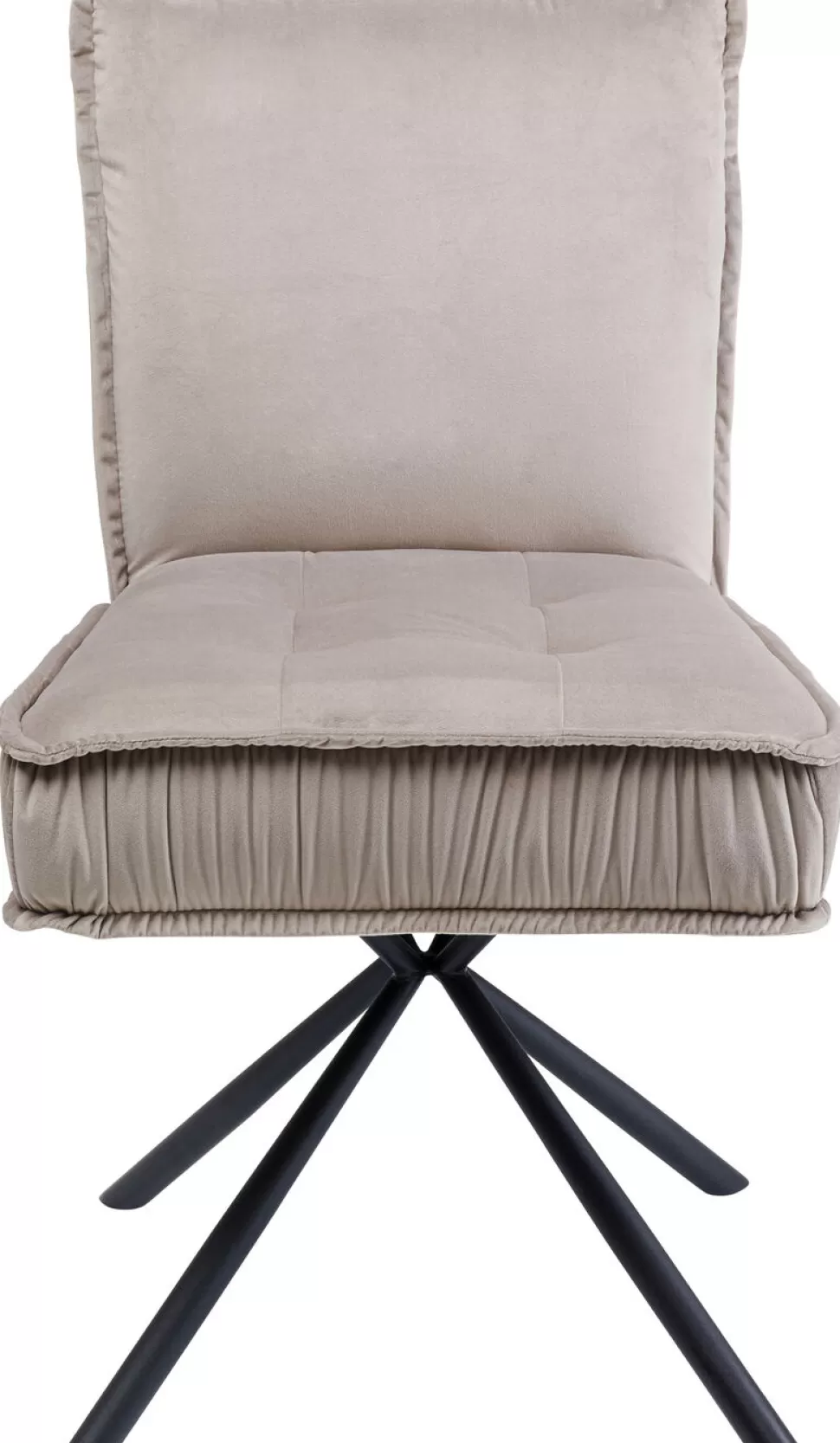 Krzesła-KARE Design Krzesło Obrotowe Chelsea 50x91 Cm Szare
