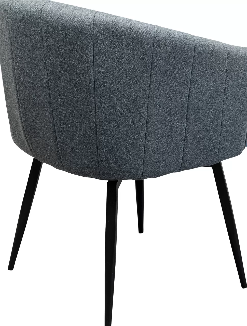 Krzesła-KARE Design Krzesło Obrotowe Z Podłokietnikami Kolor Niebieski Nogi Ze Stali Czarne 60x81 Cm