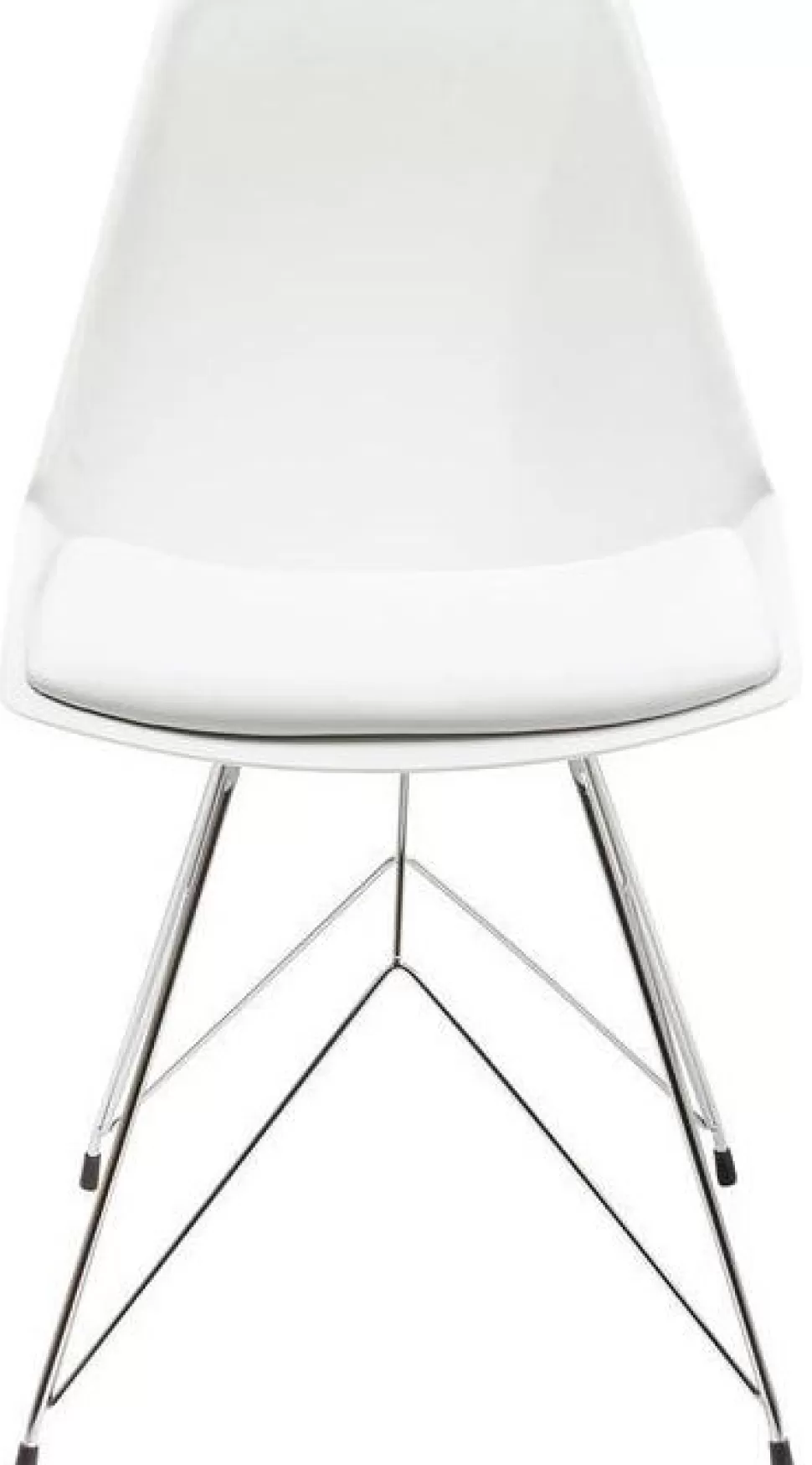 Krzesła-KARE Design Krzesło Wire 48x86 Cm Białe