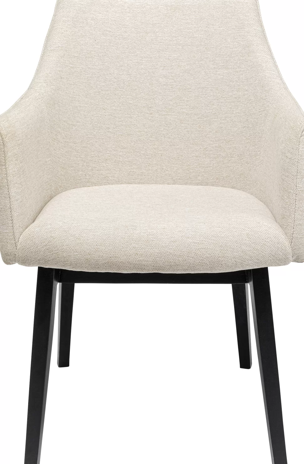 Krzesła-KARE Design Krzesło Z Podłokietnikami Modino 57x82 Cm Kremowe
