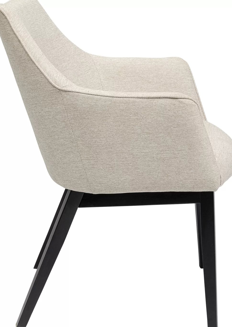 Krzesła-KARE Design Krzesło Z Podłokietnikami Modino 57x82 Cm Kremowe