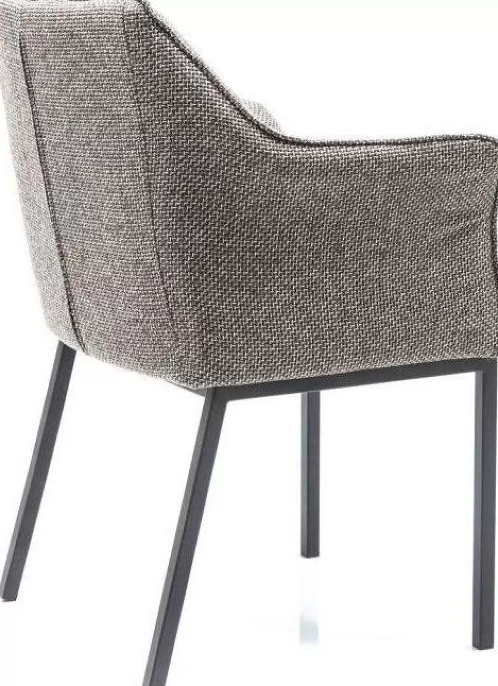 Krzesła-KARE Design Krzesło Z Podłokietnikami Thinktank 63x84 Cm Szare