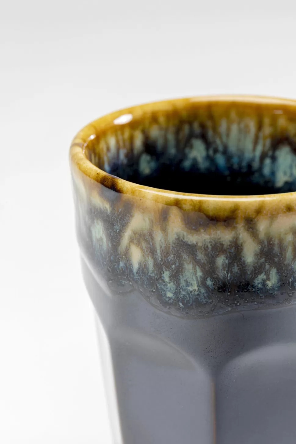 Zastawa Stołowa | Kubki-KARE Design Kubek Bez Ucha Kamionkowy Ciemnoniebieski 12 Cm