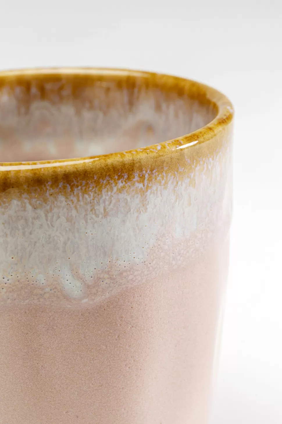 Zastawa Stołowa | Kubki-KARE Design Kubek Bez Ucha Kamionkowy Różowy 370 Ml