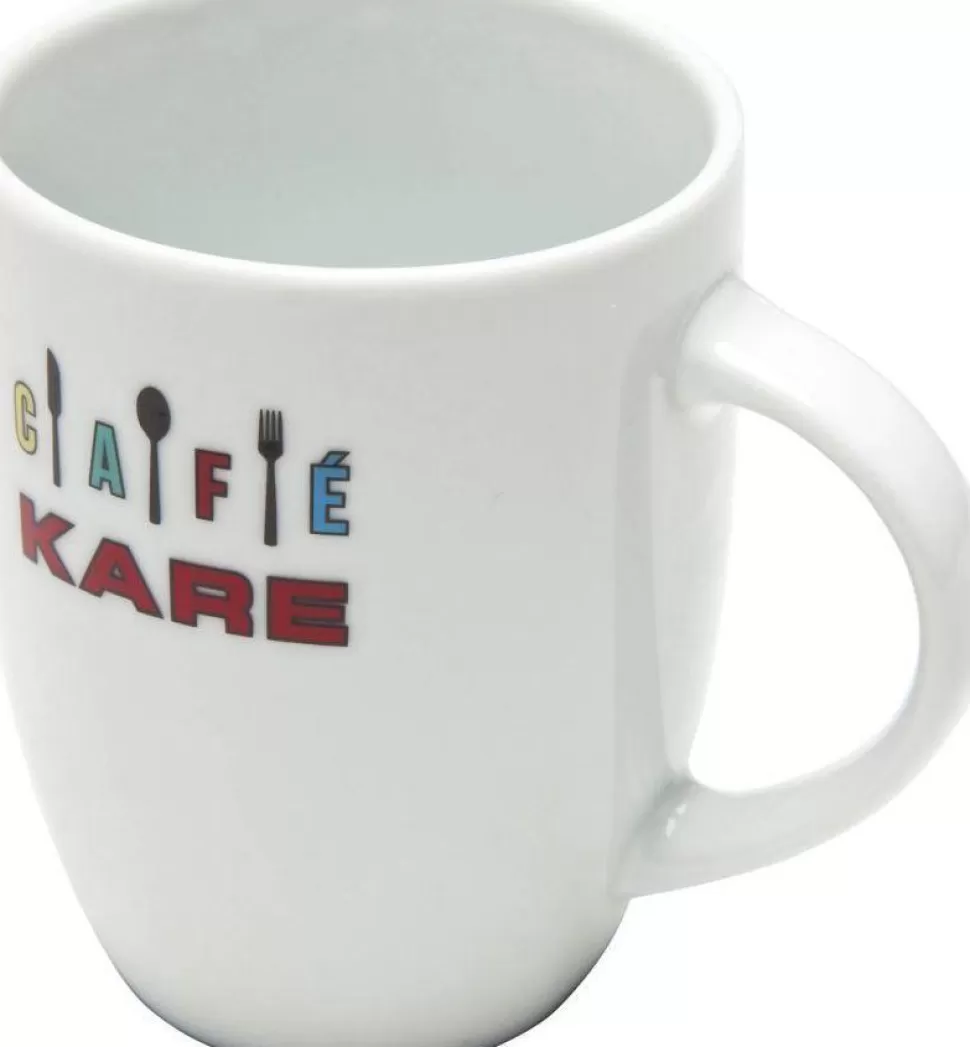 Zastawa Stołowa | Kubki-KARE Design Kubek Kare Biały Z Nadrukiem