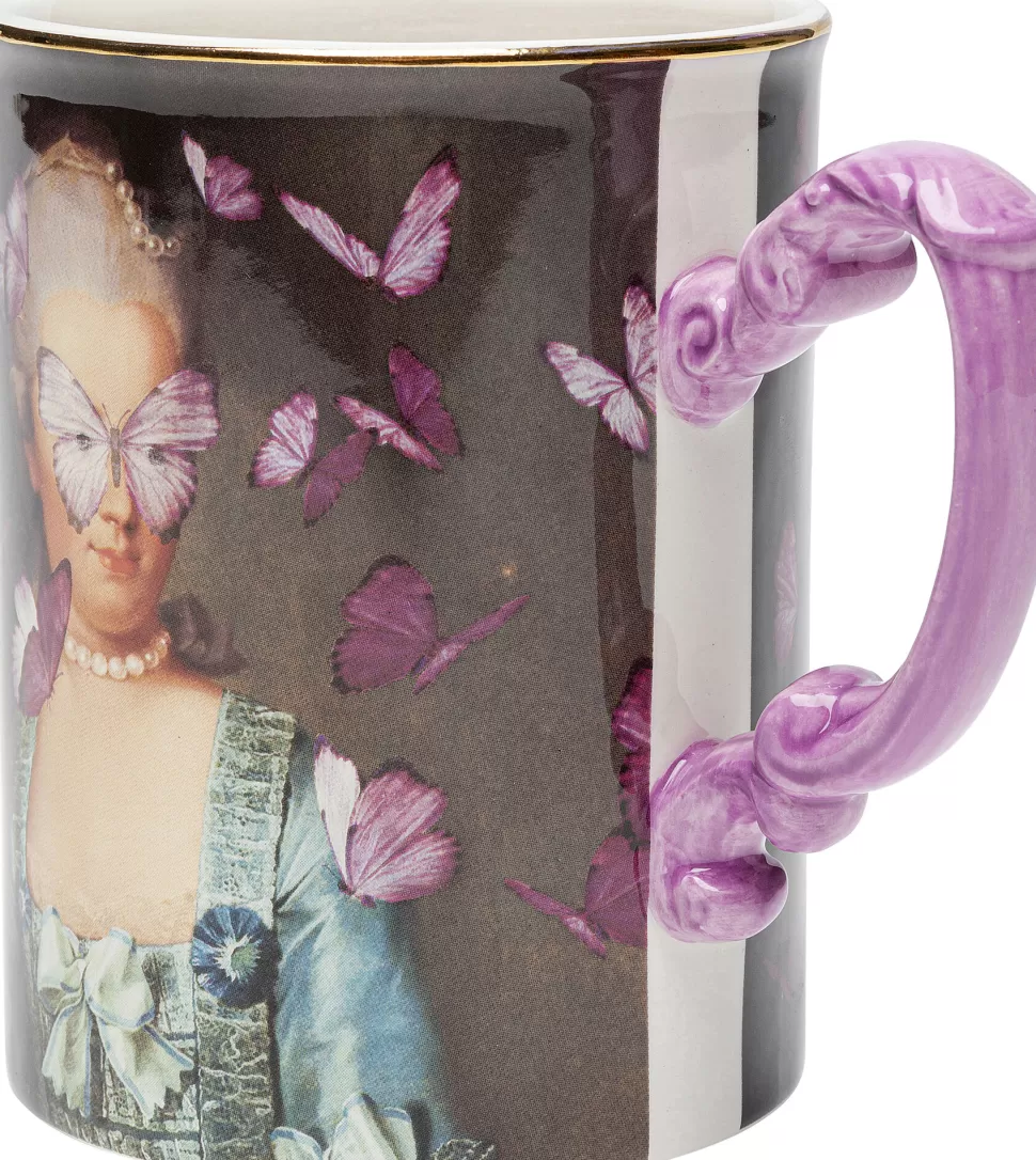 Zastawa Stołowa | Kubki-KARE Design Kubek Kolorowy Ceramiczny Awangardowy Dama 400 Ml