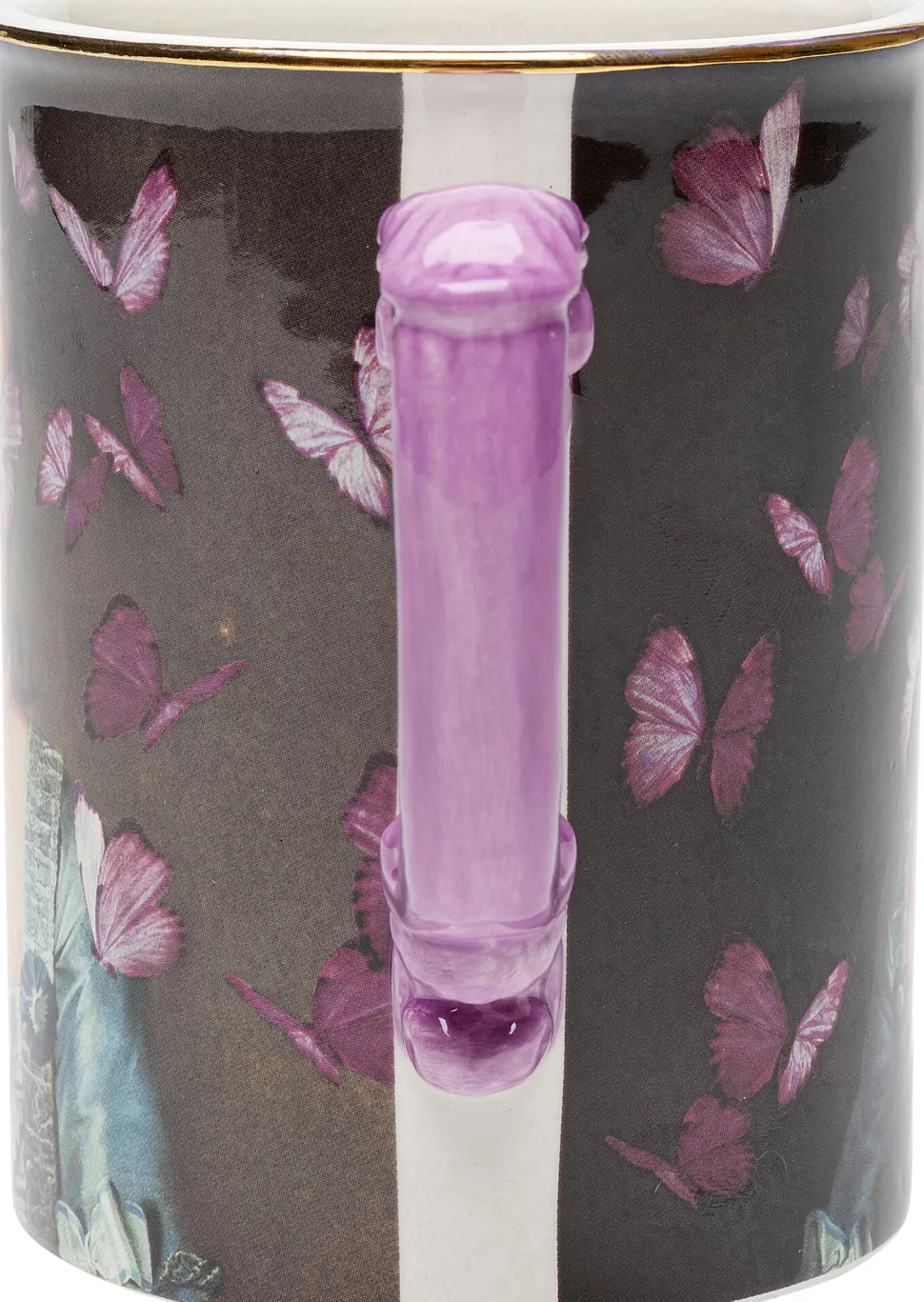 Zastawa Stołowa | Kubki-KARE Design Kubek Kolorowy Ceramiczny Awangardowy Dama 400 Ml