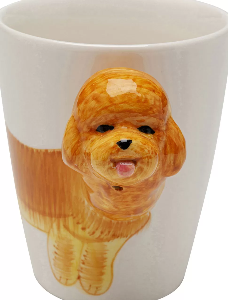 Zastawa Stołowa | Kubki-KARE Design Kubek Z Porcelany Motyw Zwierzęcy Pies 390 Ml