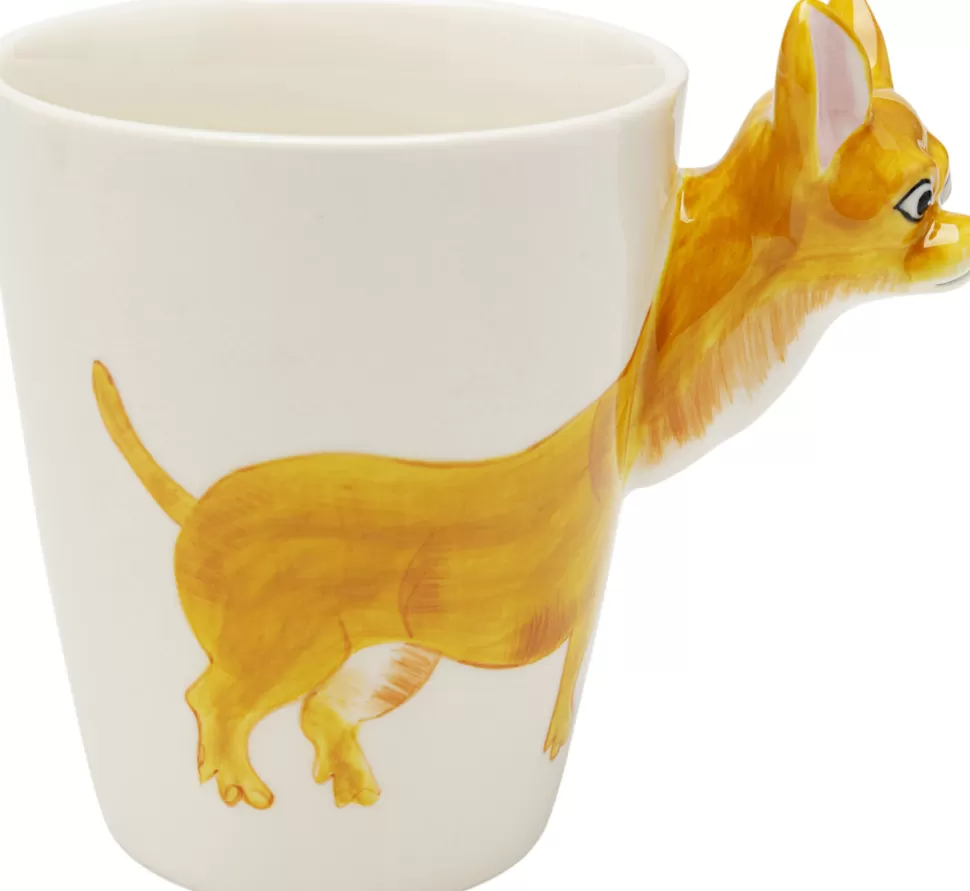 Zastawa Stołowa | Kubki-KARE Design Kubek Z Porcelany Motyw Zwierzęcy Piesek 390 Ml