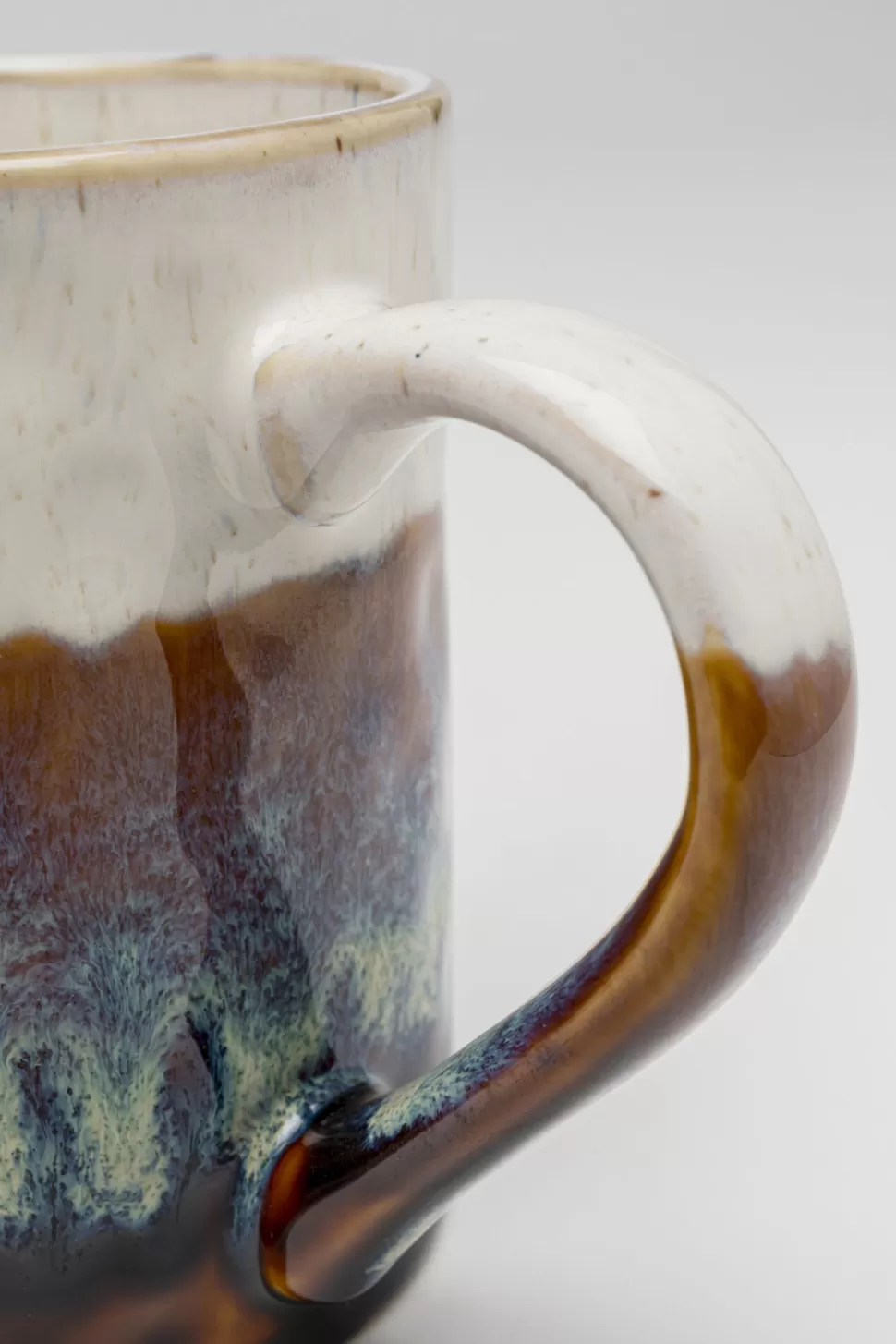 Zastawa Stołowa | Kubki-KARE Design Kubek Z Uchem Kamionka 350 Ml Dół Brązowy