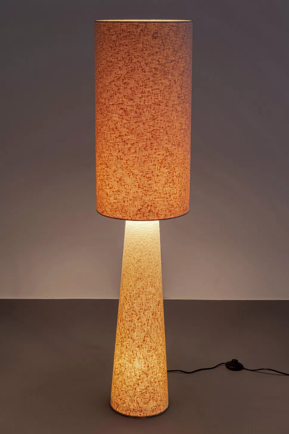 Lampy Podłogowe-KARE Design Lampa Podłogowa Beżowa Lniana Boucle 130 Cm