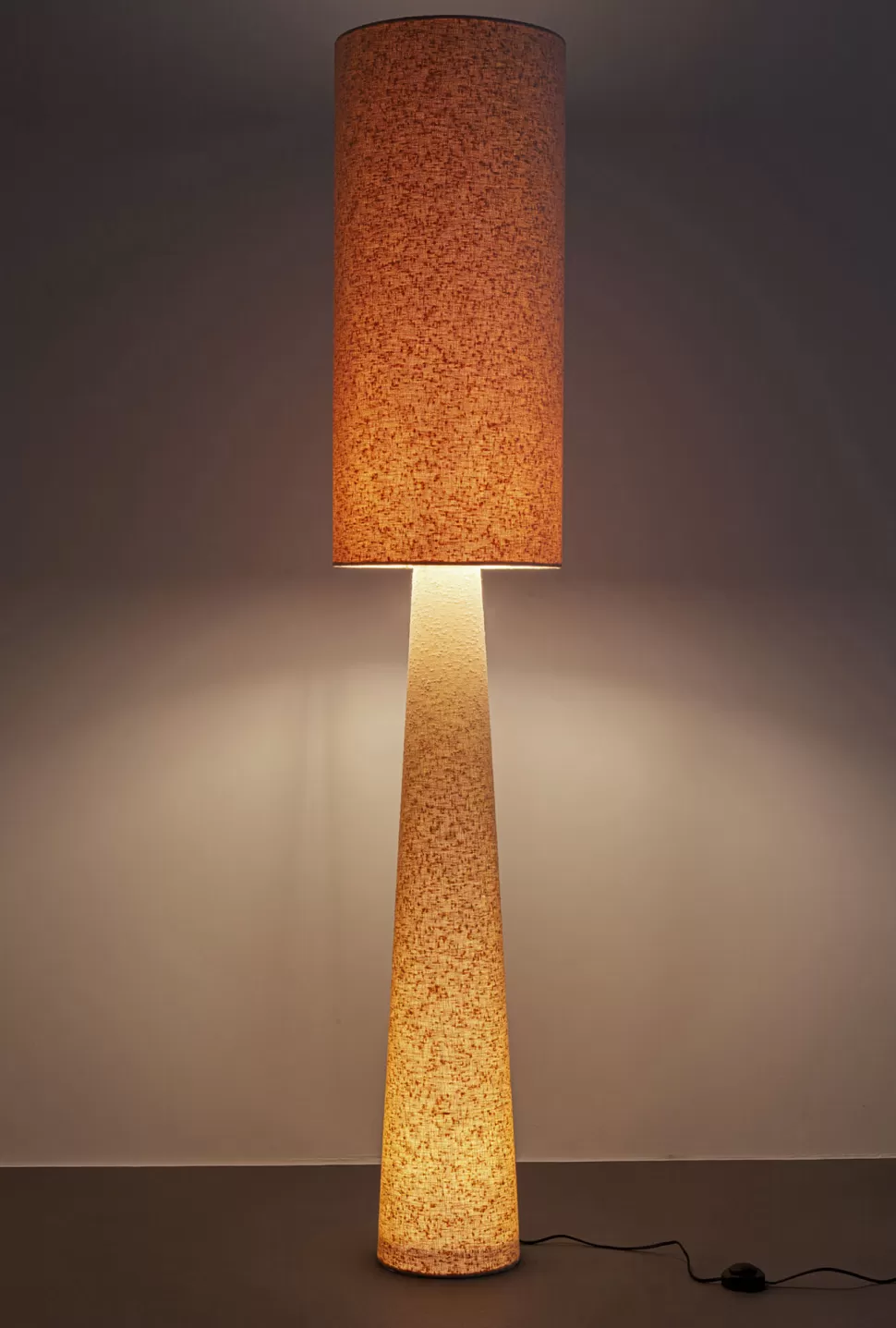 Lampy Podłogowe-KARE Design Lampa Podłogowa Beżowa Lniana Boucle 190 Cm