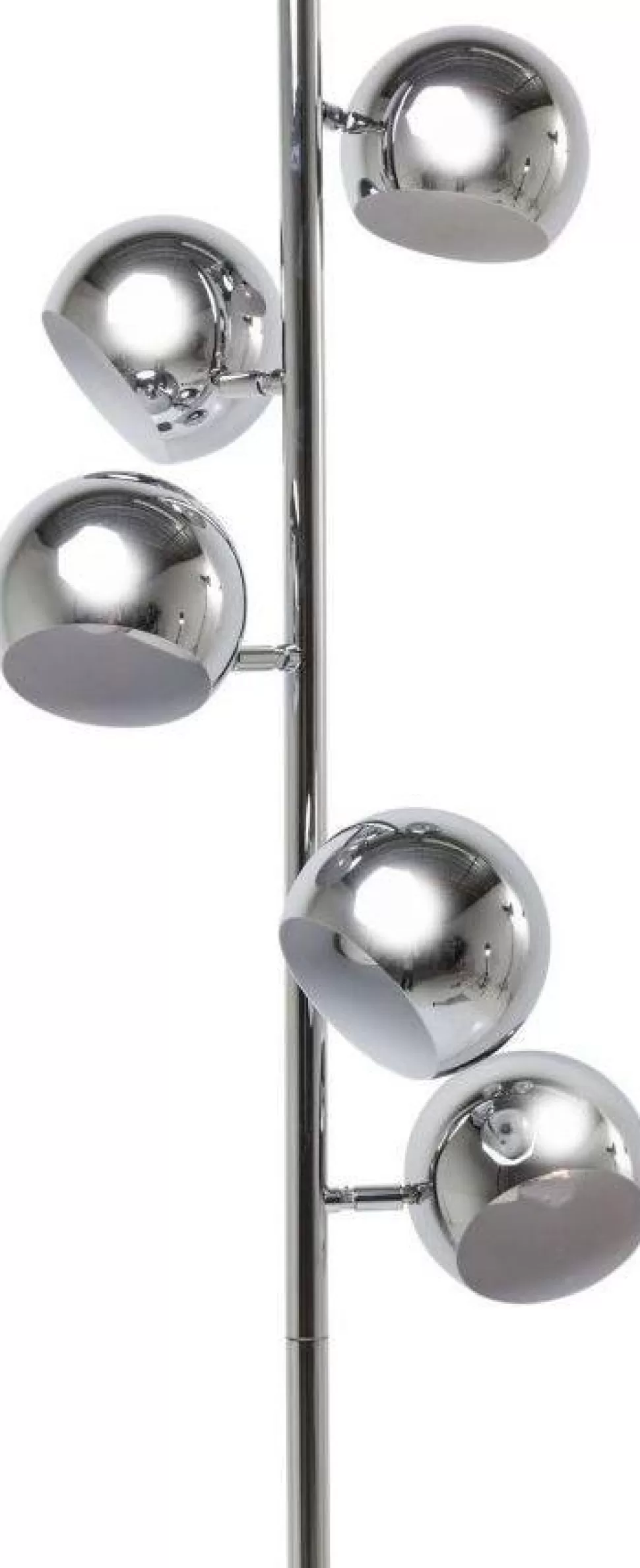 Lampy Podłogowe-KARE Design Lampa Podłogowa Calotta Chrome 40x200 Cm Srebrna