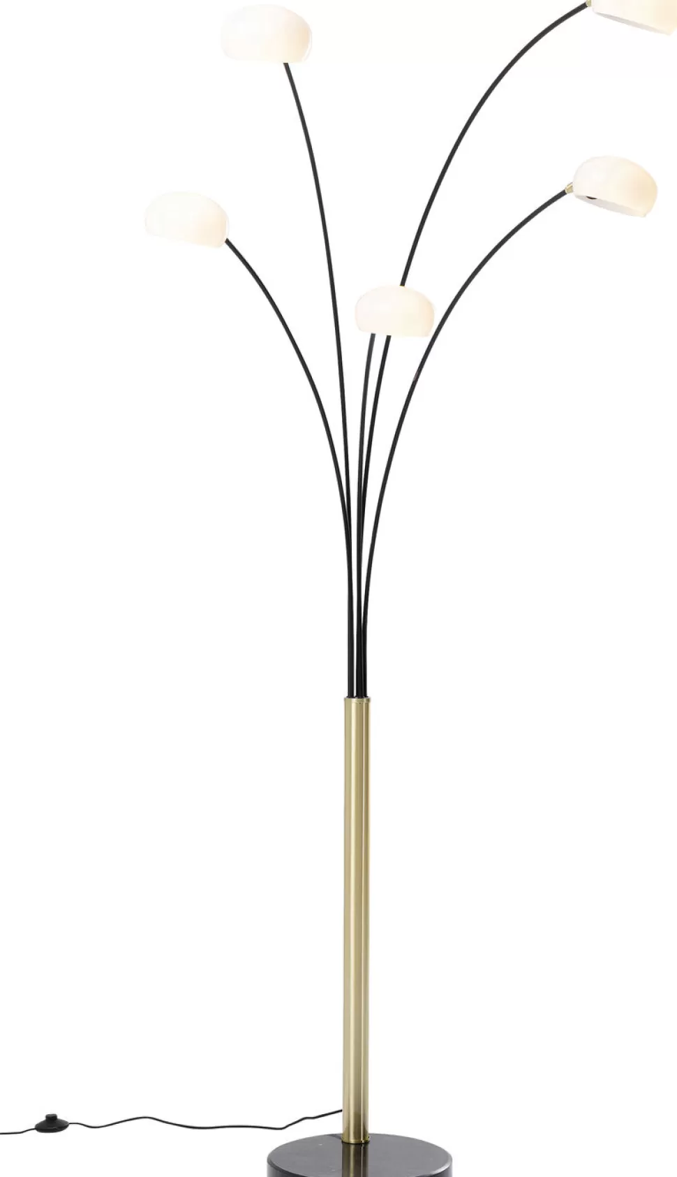 Lampy Podłogowe-KARE Design Lampa Podłogowa Five Fingers Duo 125x220 Cm Czarno-złota