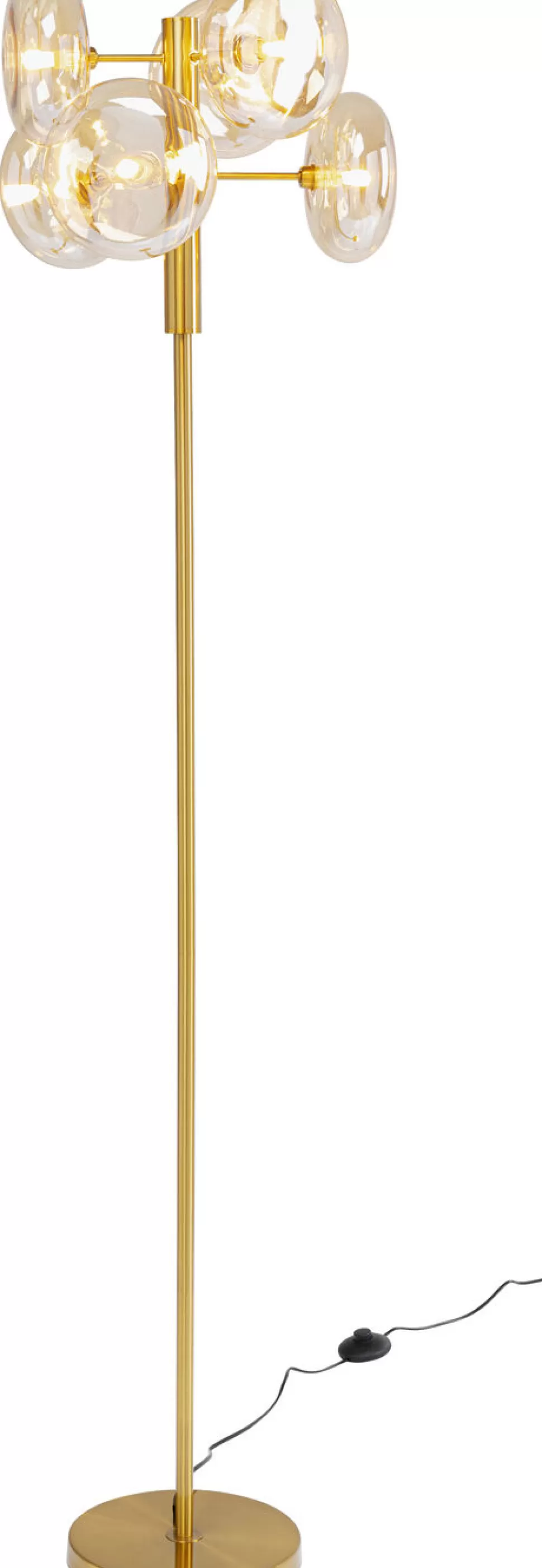 Lampy Podłogowe-KARE Design Lampa Podłogowa Headlight 43x163 Cm Złota