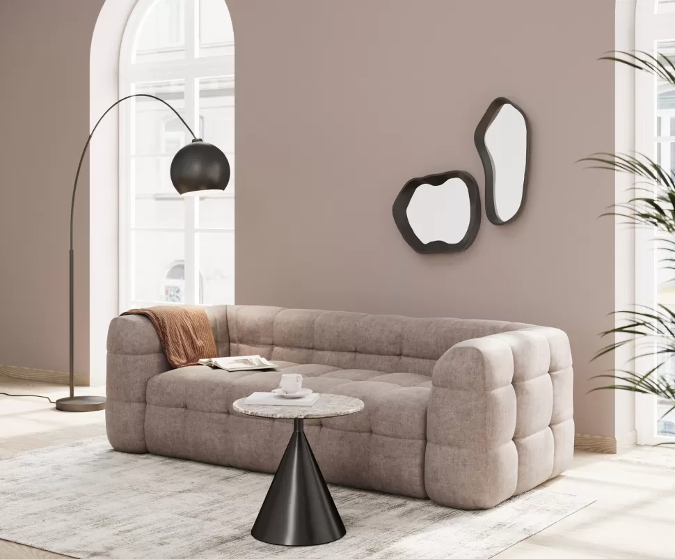 Lampy Podłogowe-KARE Design Lampa Podłogowa Lounge Small Deal Eco 163x175 Cm Czarna Matowa