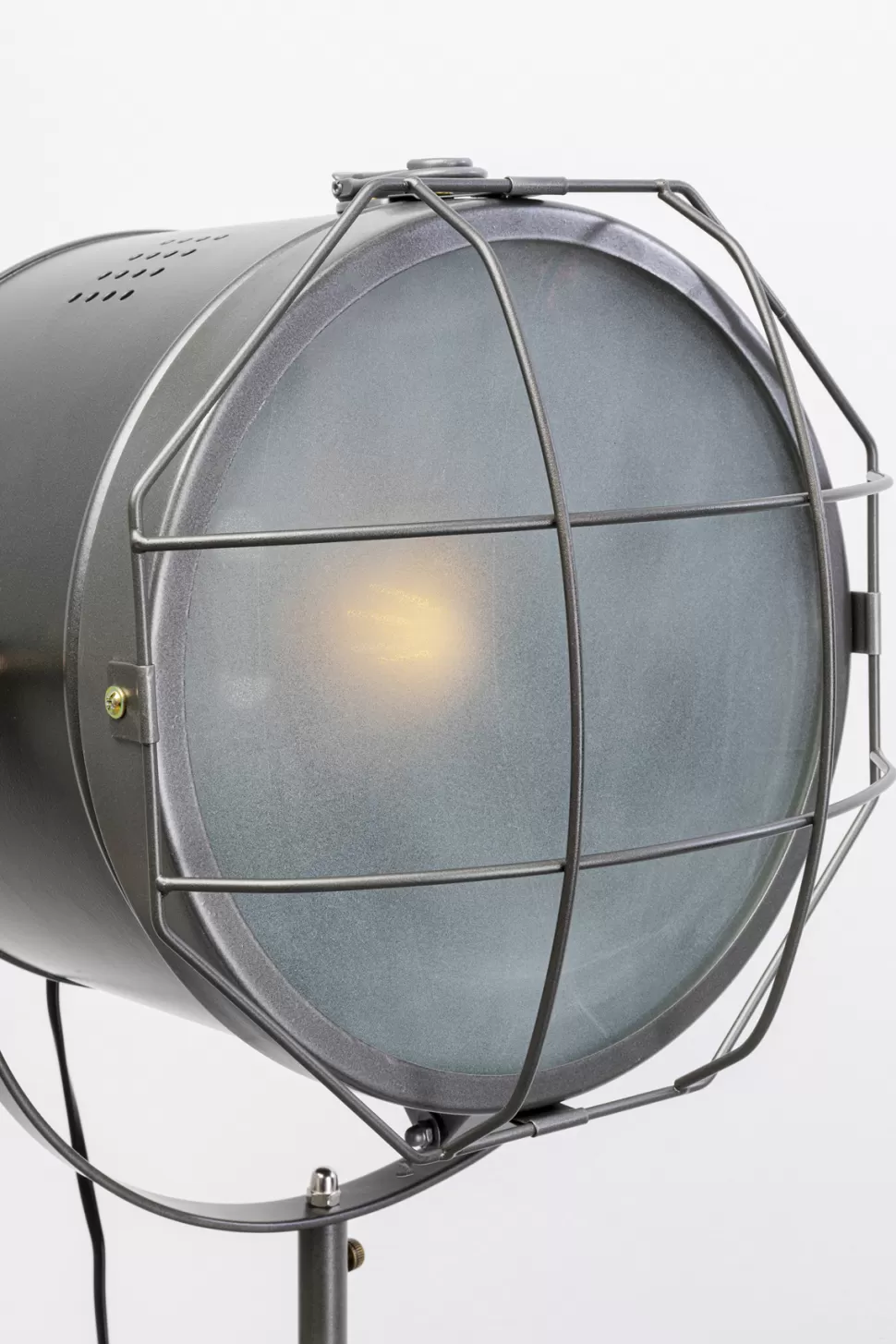 Lampy Podłogowe-KARE Design Lampa Podłogowa Trójnóg Vintage Drewno Sosnowe I Stal 110-155 Cm