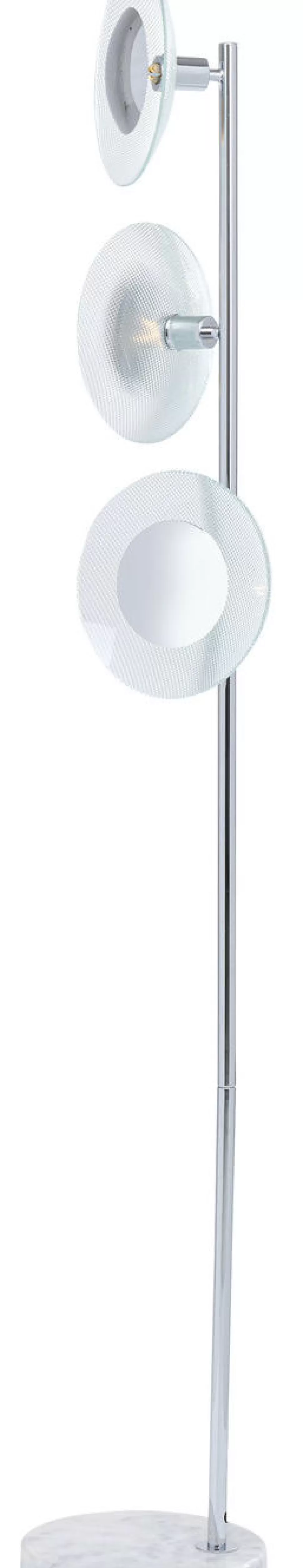 Lampy Podłogowe-KARE Design Lampa Podłogowa Ufo Tre 26x160 Cm Srebrny