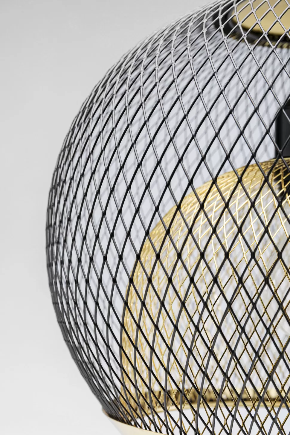 Lampy Stołowe-KARE Design Lampa Stołowa Do Salonu Czarno-złota Podstawa Z Marmuru 62 Cm
