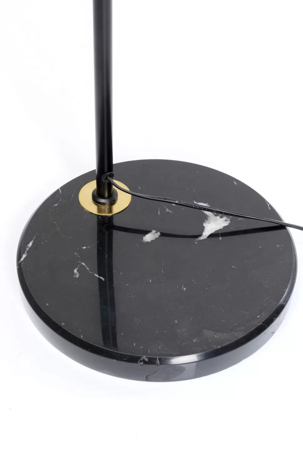 Lampy Stołowe-KARE Design Lampa Stołowa Do Salonu Czarno-złota Podstawa Z Marmuru 62 Cm