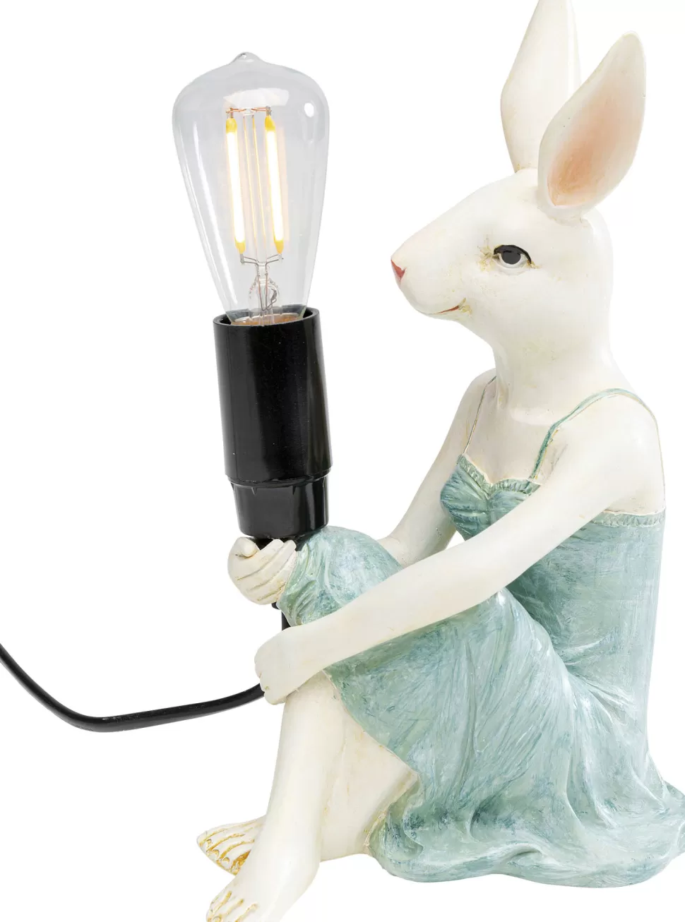 Lampy Stołowe-KARE Design Lampa Stołowa Królik W Sukience E14 14x21 Cm