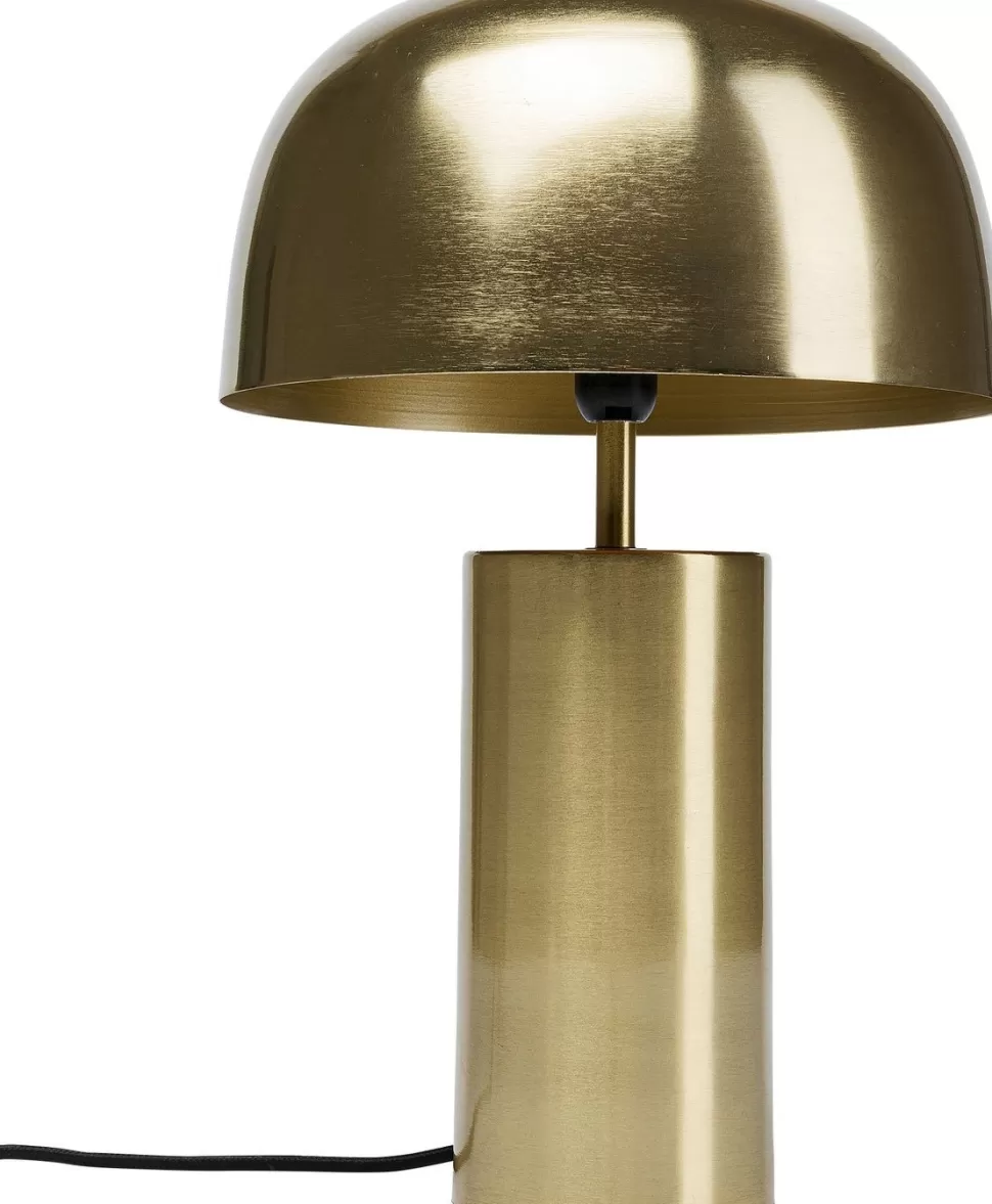 Lampy Stołowe-KARE Design Lampa Stołowa Loungy Ø25x38 Cm Złota