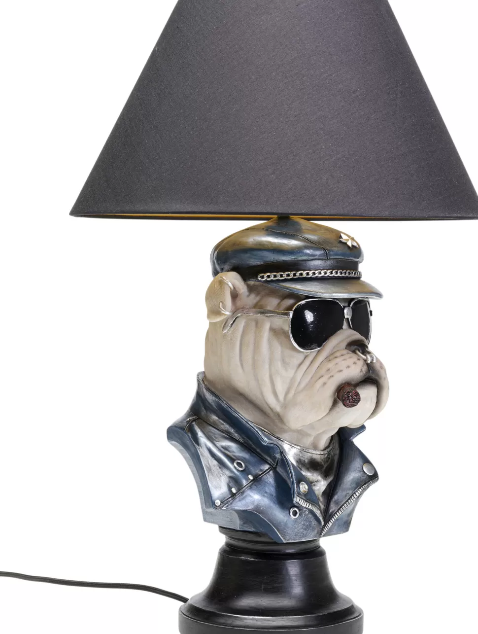 Lampy Stołowe-KARE Design Lampa Stołowa Motyw Zwierzęcy Pies Punk 57 Cm