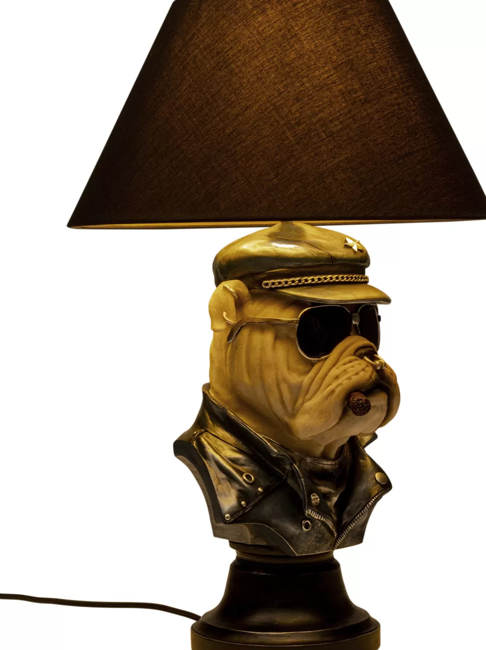 Lampy Stołowe-KARE Design Lampa Stołowa Motyw Zwierzęcy Pies Punk 57 Cm