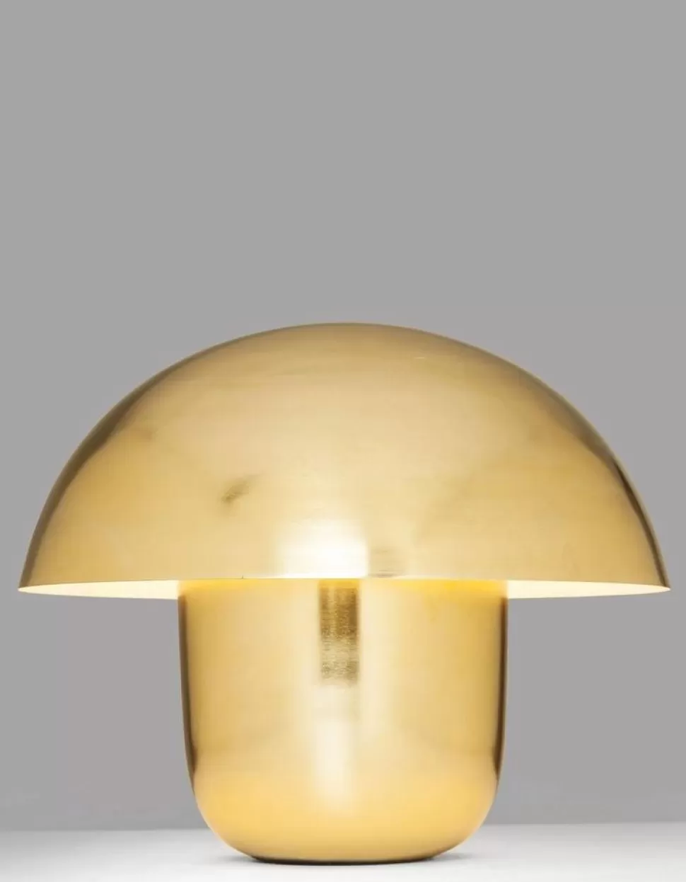 Lampy Stołowe-KARE Design Lampa Stołowa Mushroom Ø50x44 Cm Mosiężna