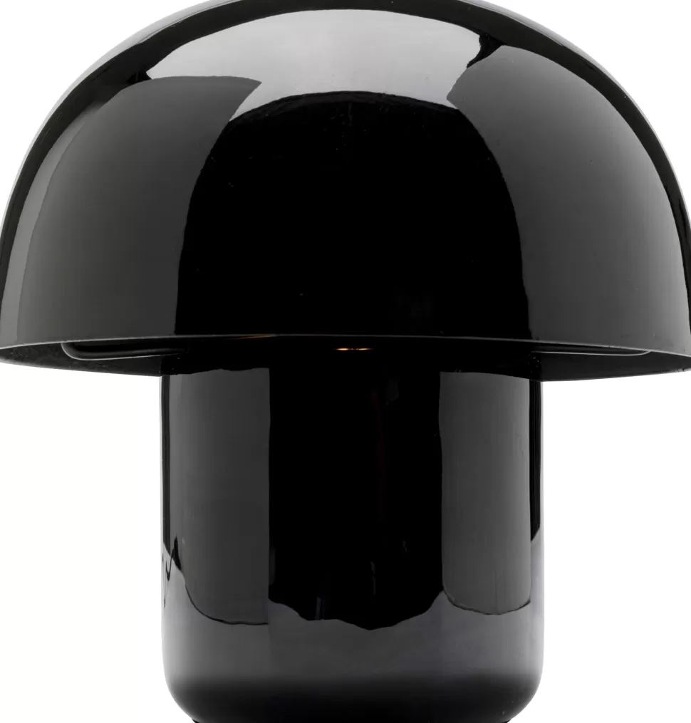 Lampy Stołowe-KARE Design Lampa Stołowa Stalowa Grzybek Kolor Czarny Ø20x20 Cm