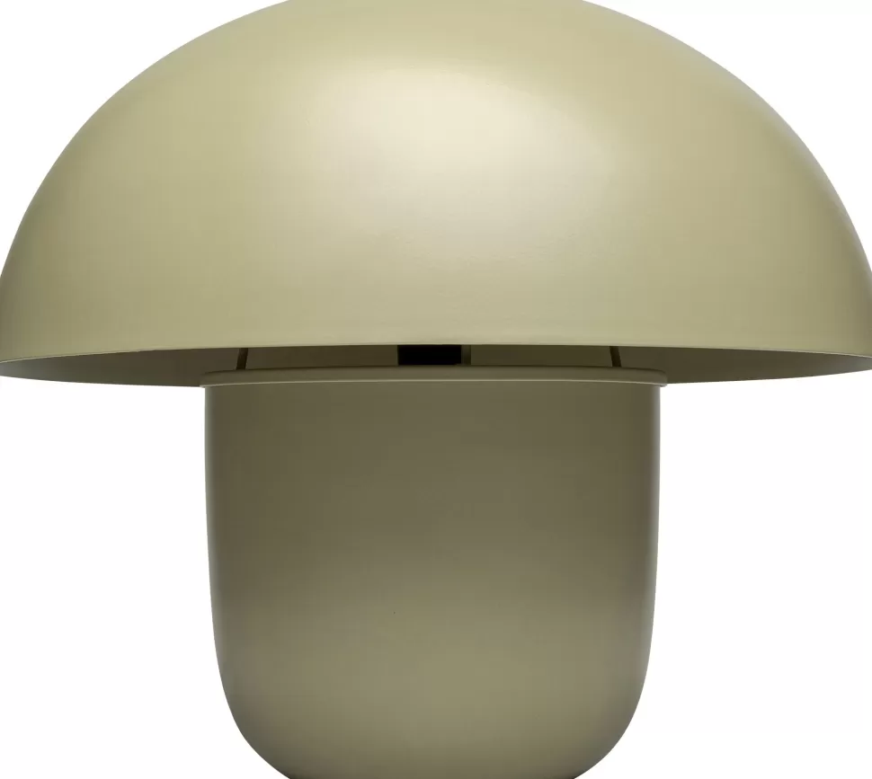 Lampy Stołowe-KARE Design Lampa Stołowa Stalowa Grzybek Kolor Jasnozielony Ø50x44 Cm