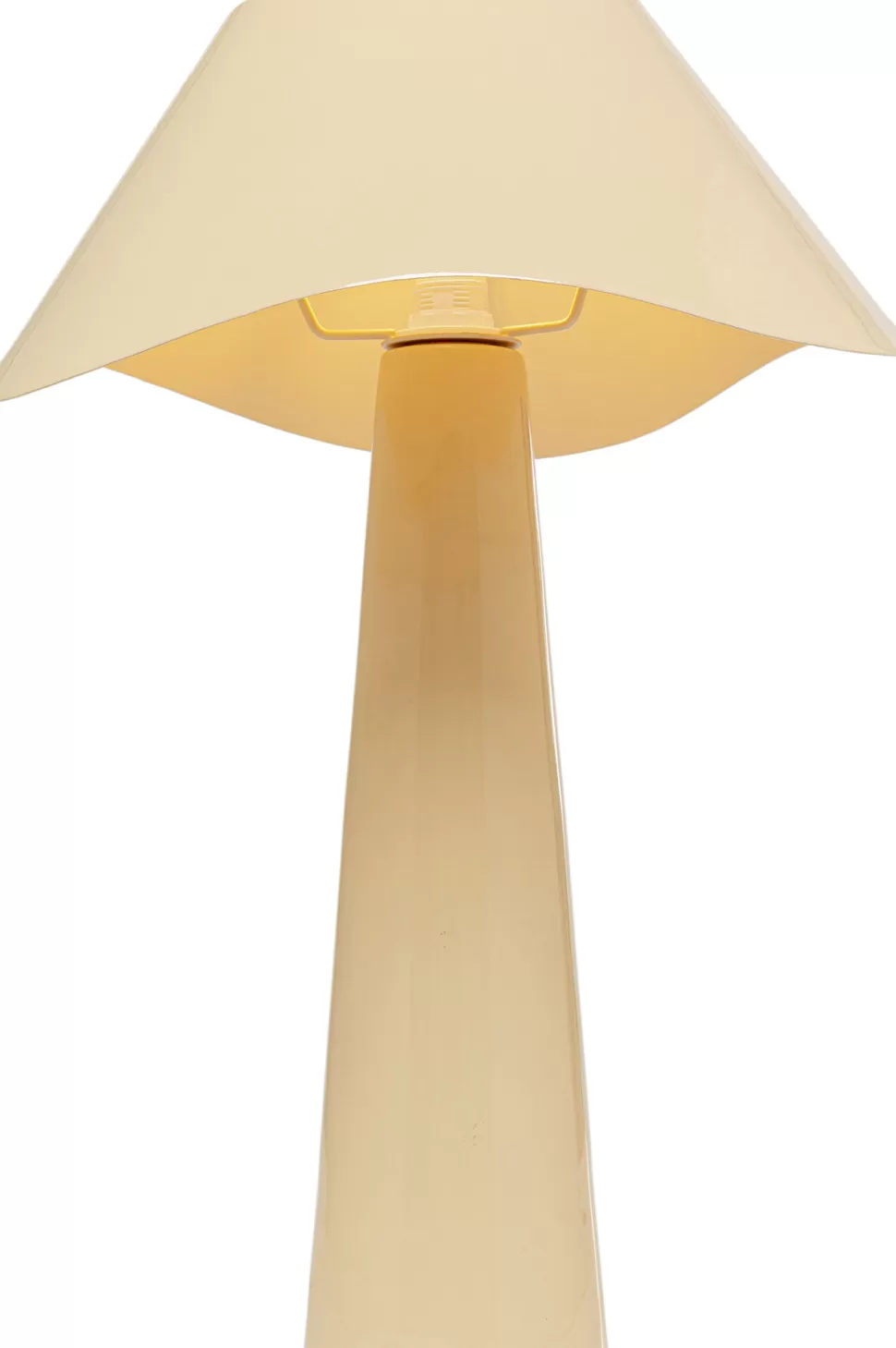 Lampy Stołowe-KARE Design Lampa Stołowa Stalowa W Kolorze Ecru Ø34x49 Cm