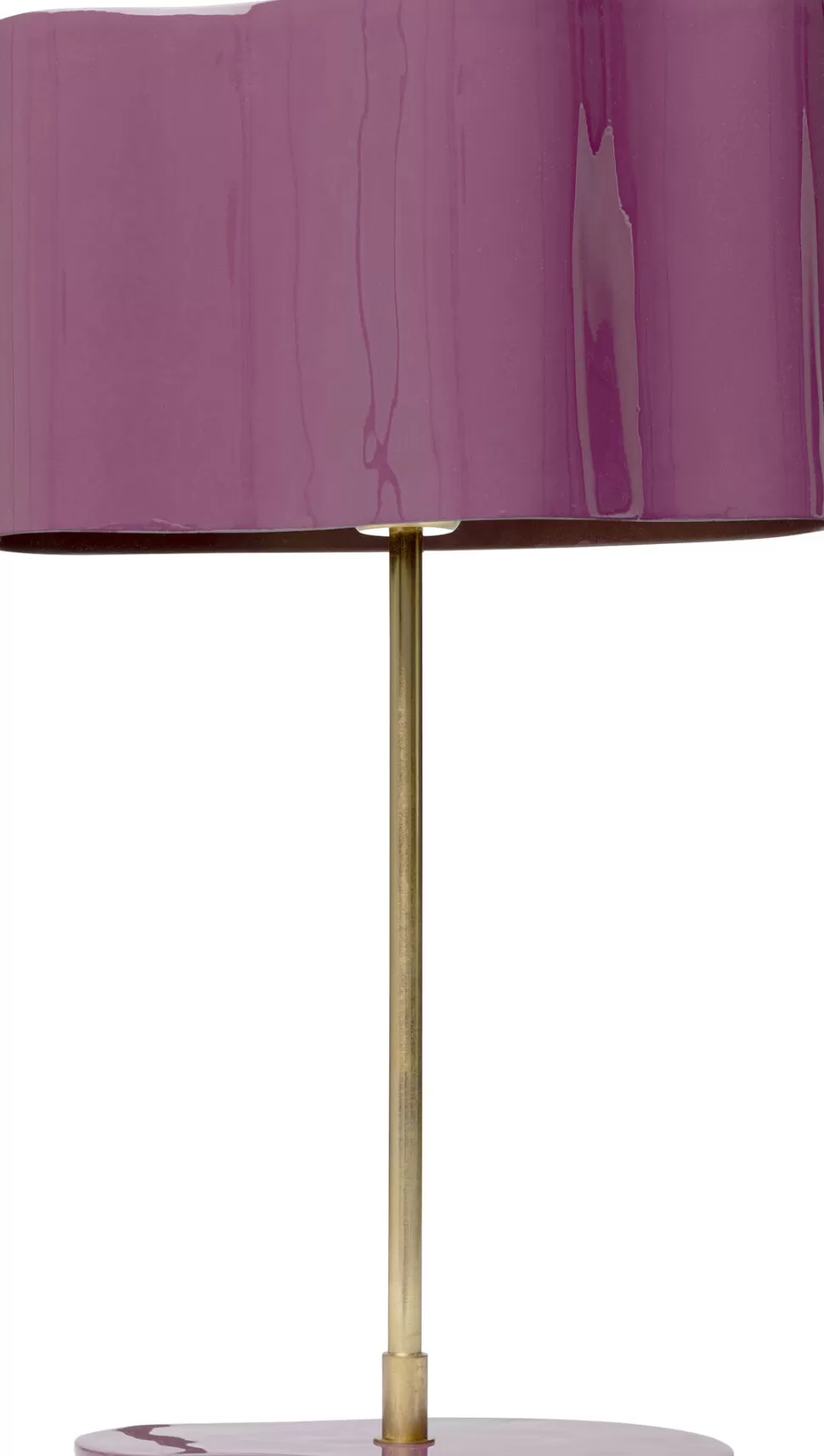 Lampy Stołowe-KARE Design Lampa Stołowa Stalowa W Kolorze Fioletowym 49 Cm