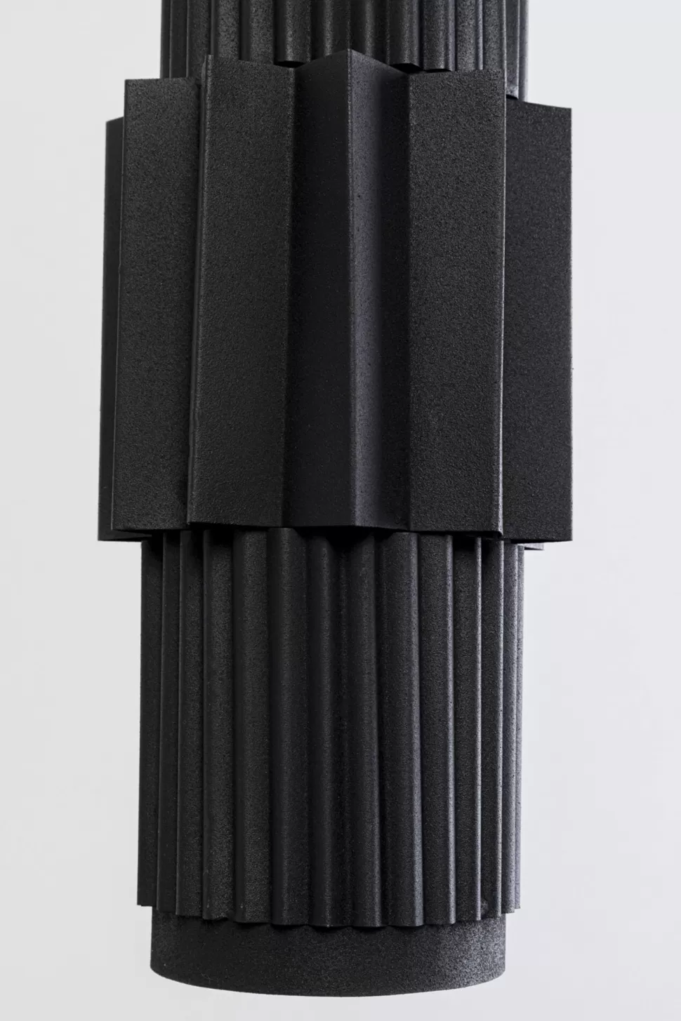 Lampy Wiszące-KARE Design Lampa Wisząca Czarna Stalowa Tuba Ø14x60 Cm