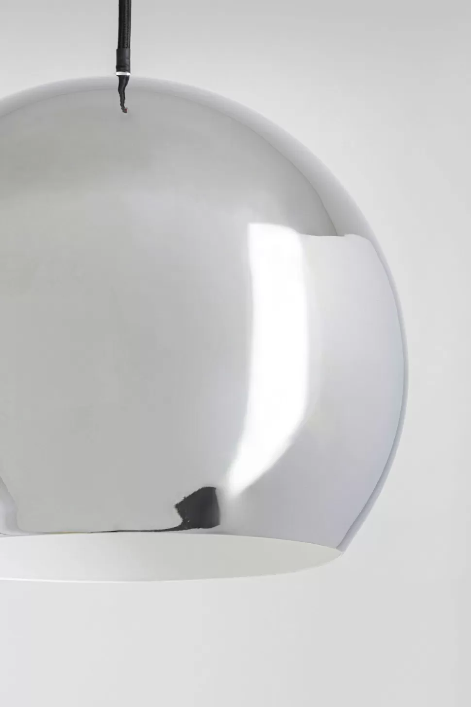 Lampy Wiszące-KARE Design Lampa Wisząca Do Salonu Kula Srebrna Ø25 Cm