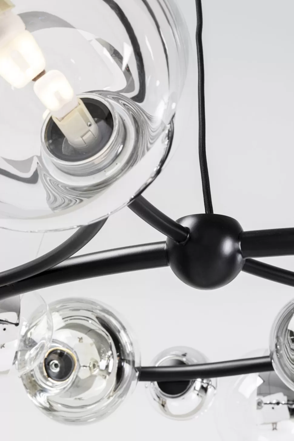 Lampy Wiszące-KARE Design Lampa Wisząca Duża Z Lustrzanymi Szklanymi Kloszami 150x150 Cm