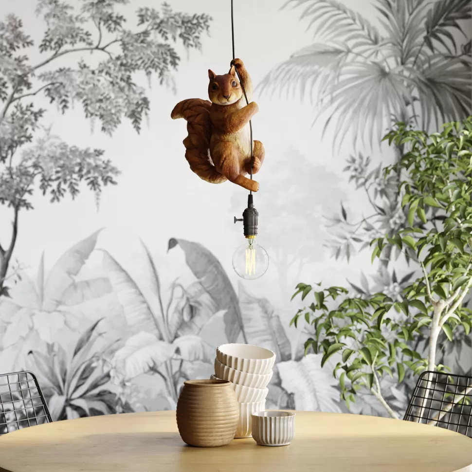 Lampy Wiszące-KARE Design Lampa Wisząca Squirrel 20x38 Cm Ruda