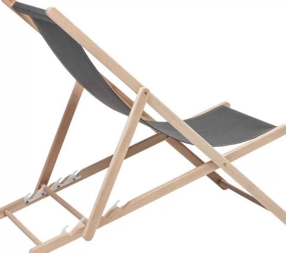 Fotele-KARE Design Leżak Easy Summer 56x96 Cm Szary