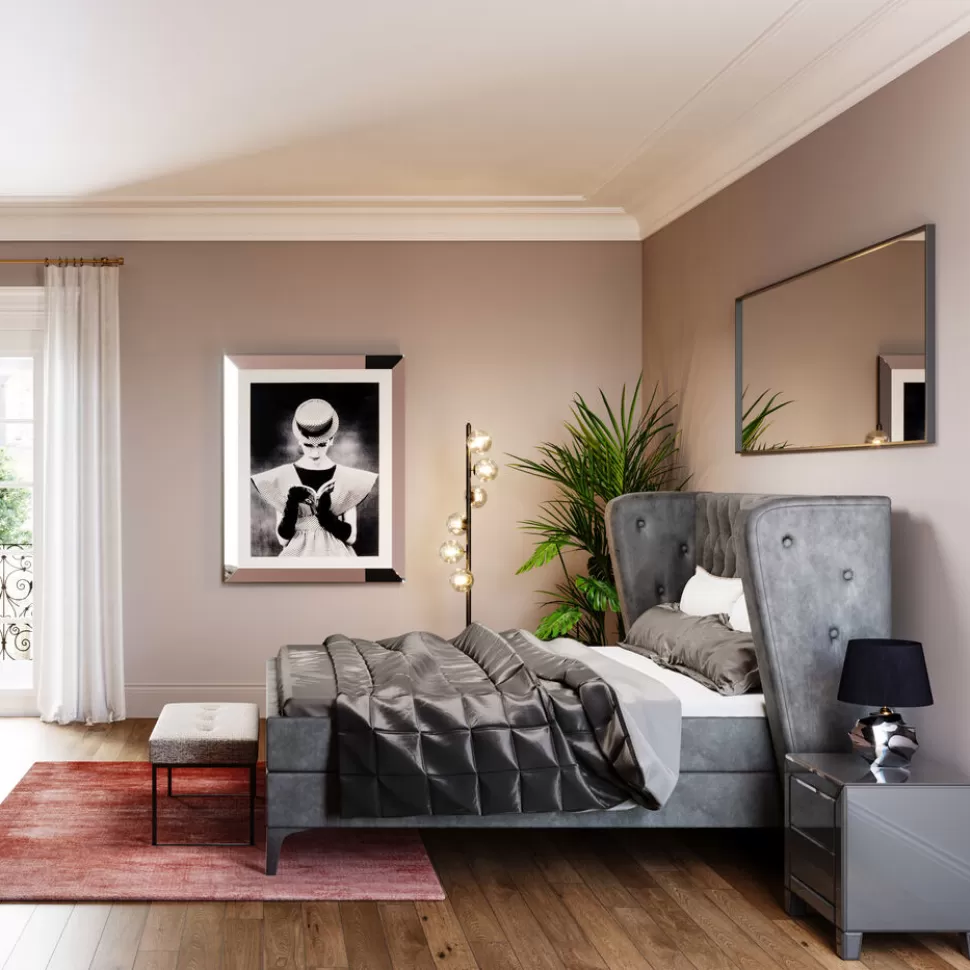 Lustra-KARE Design Lustro Bella 80x160 Cm Czarne