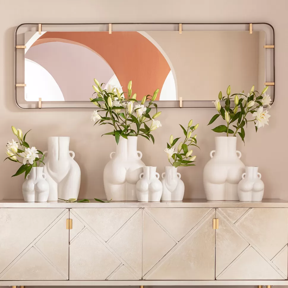 Lustra-KARE Design Lustro Betsy Frame 55x165 Cm Czarne