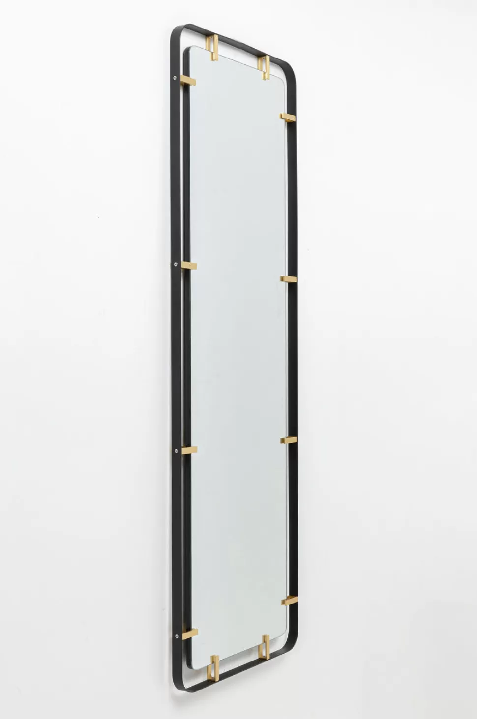 Lustra-KARE Design Lustro Betsy Frame 55x165 Cm Czarne