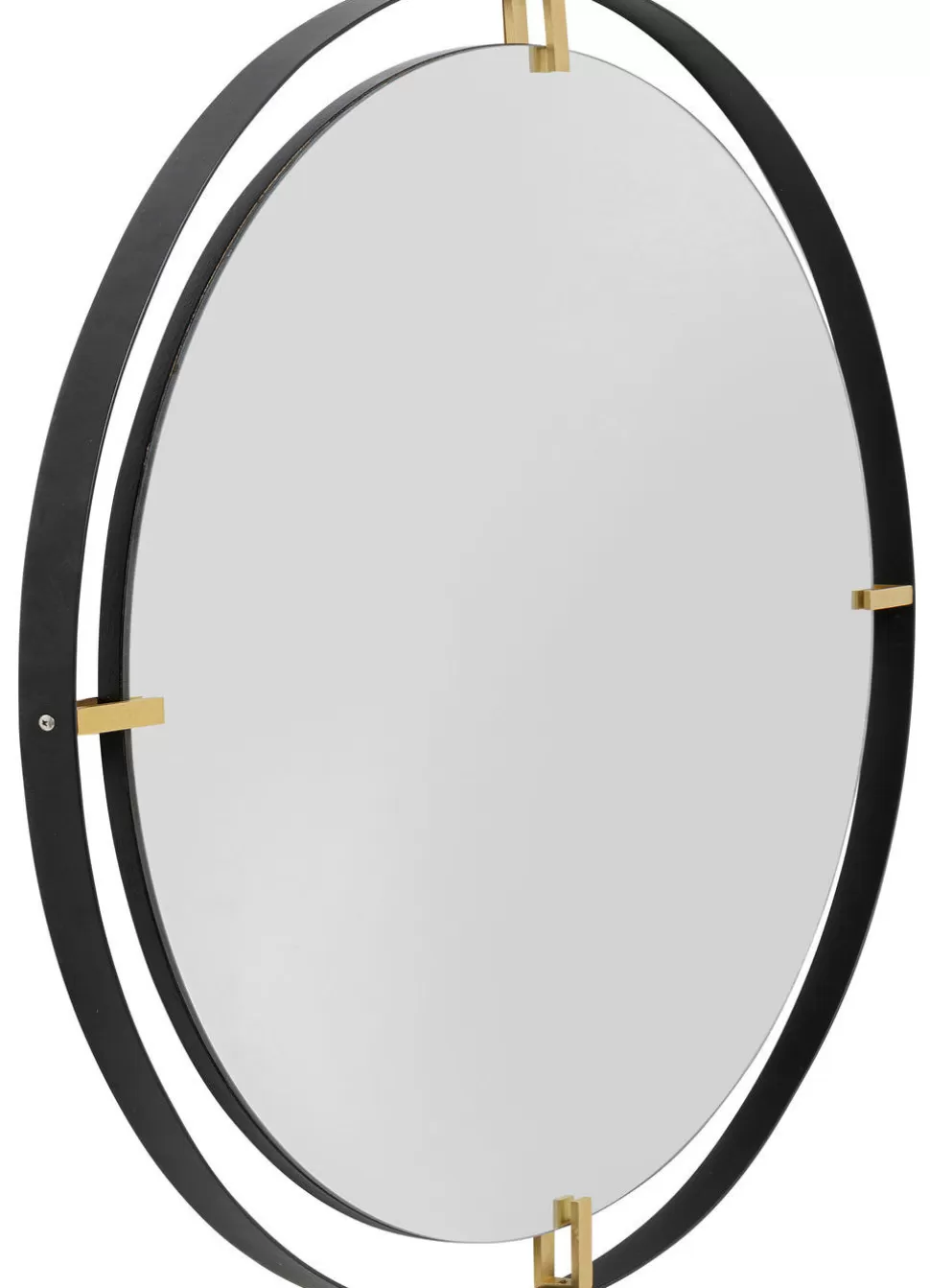Lustra-KARE Design Lustro Betsy Frame ∅90 Cm Czarne
