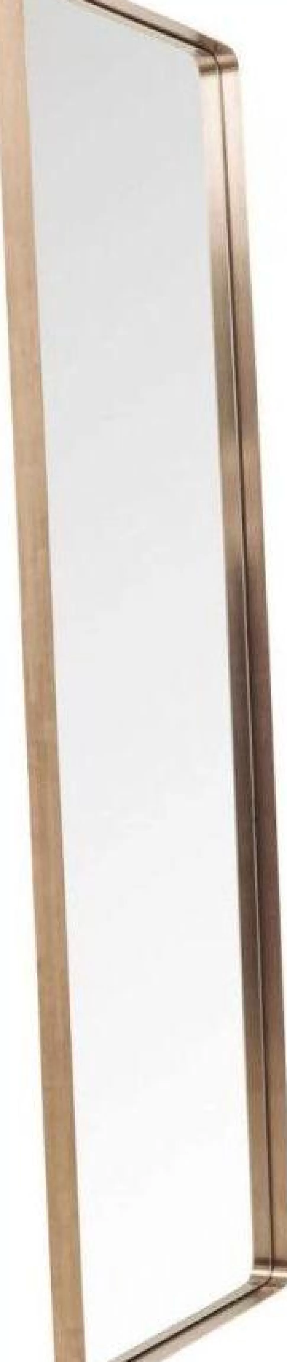 Lustra-KARE Design Lustro Stojące Curve Rectangular 200x70 Cm Miedziane