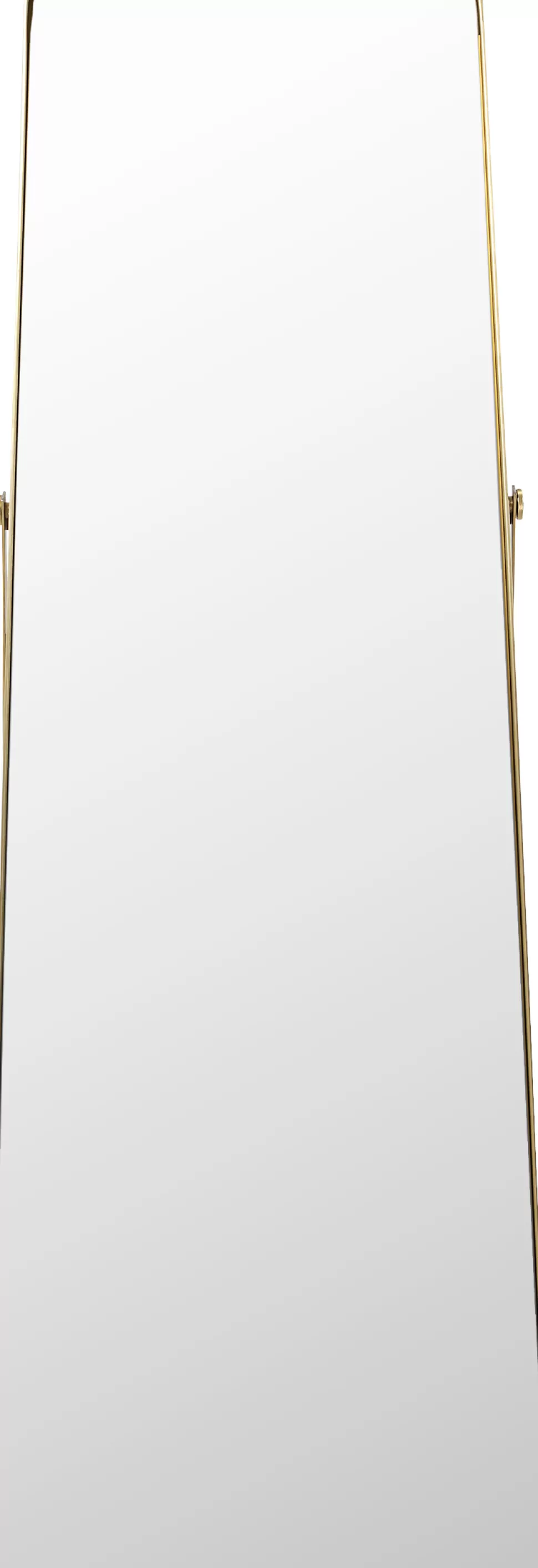 Lustra-KARE Design Lustro Stojące Do Sypialni 55x160 Cm Złote