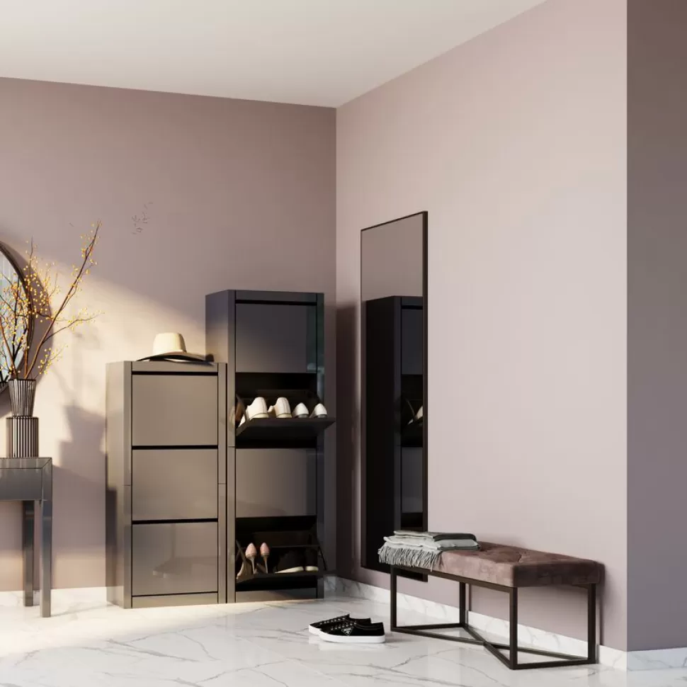 Lustra-KARE Design Lustro Wiszące Bella 60x180 Cm Czarne