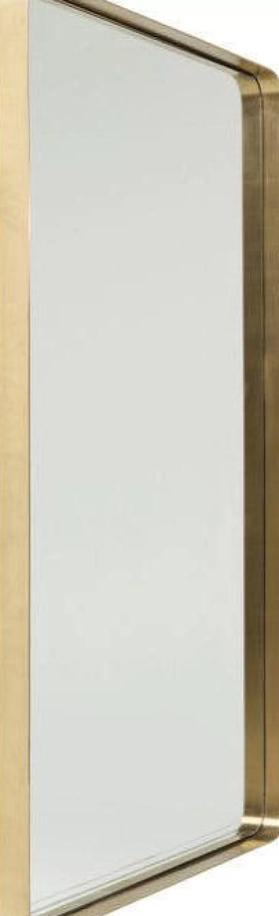 Lustra-KARE Design Lustro Wiszące Curve Rectangular 120x80 Cm Mosiężne
