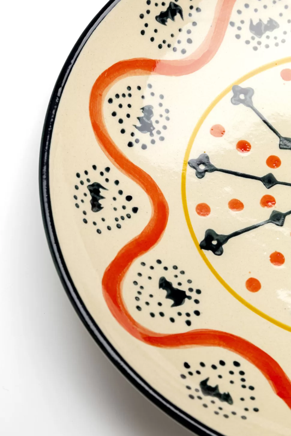 Zastawa Stołowa | Misy-KARE Design Misa Dekoracyjna Z Ceramiki Boho Kolorowe Wzory Ø22 Cm