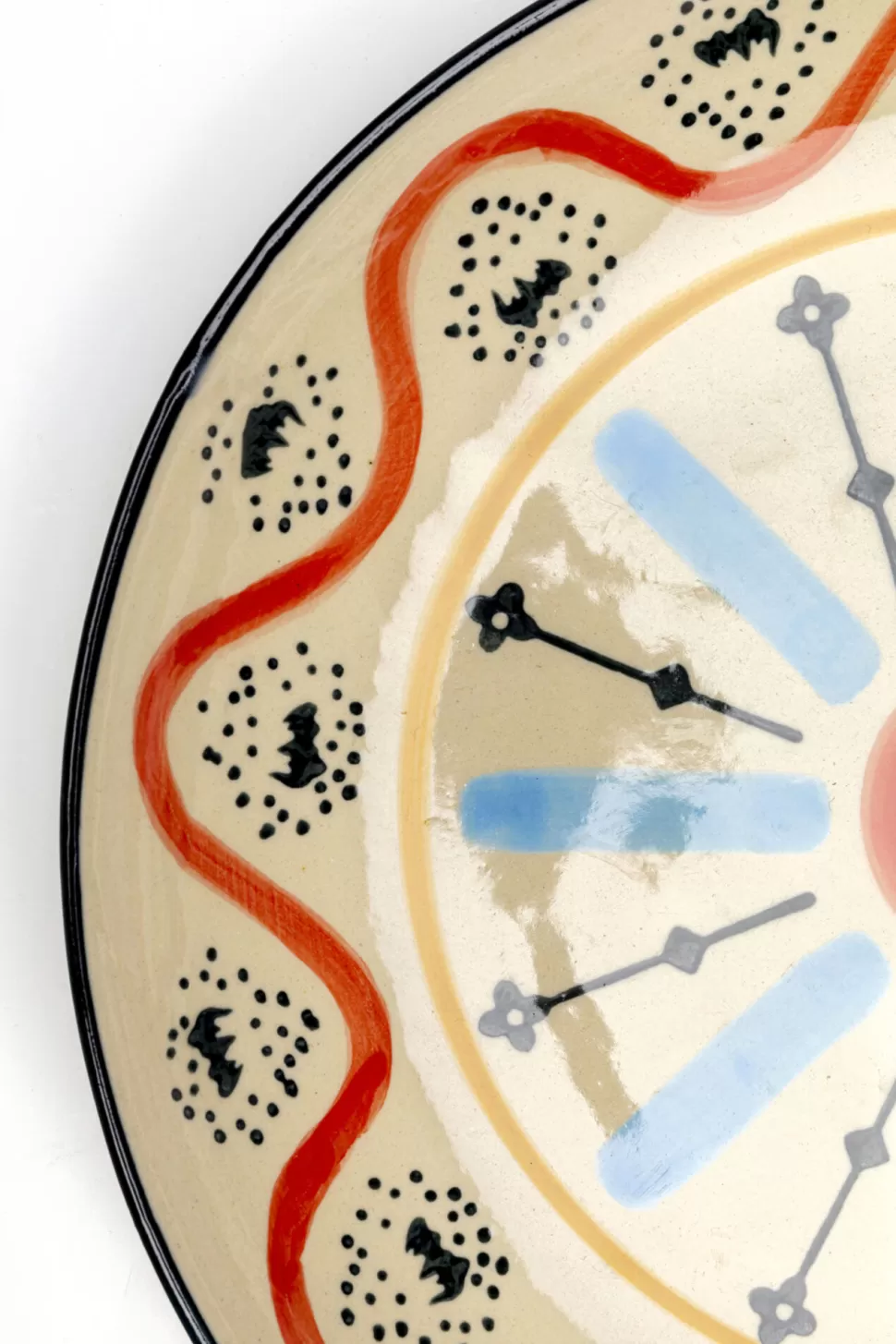Zastawa Stołowa | Misy-KARE Design Misa Dekoracyjna Z Ceramiki Boho Kolorowe Wzory Ø27 Cm