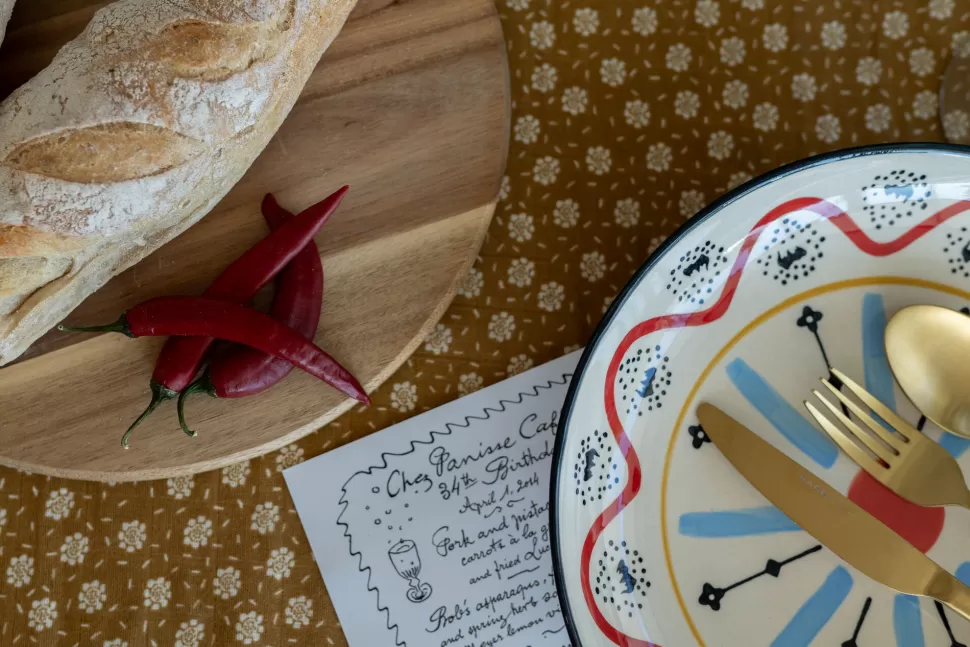 Zastawa Stołowa | Misy-KARE Design Misa Dekoracyjna Z Ceramiki Boho Kolorowe Wzory Ø27 Cm