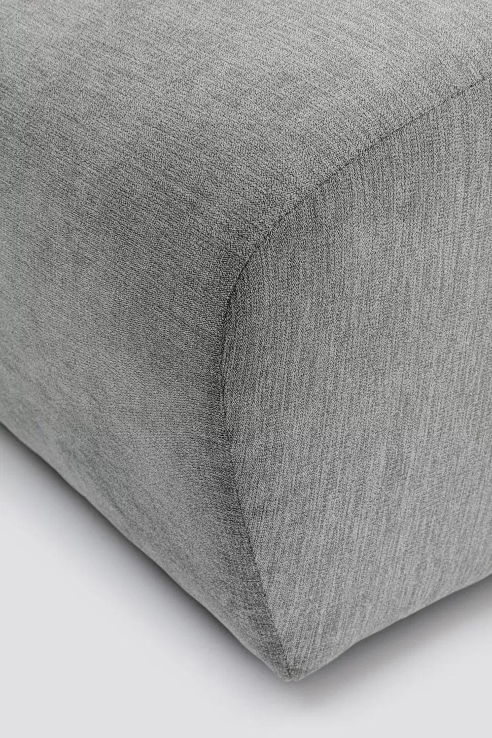 Sofy Modułowe | Pufy-KARE Design Moduł - Pufa Lucca 86x76 Cm Szara